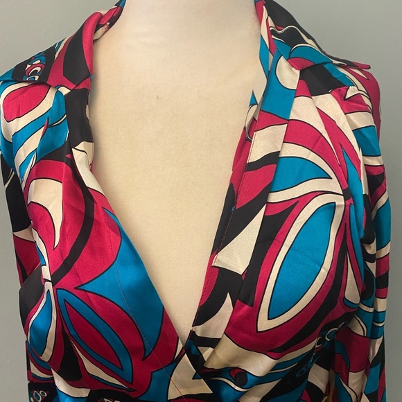 Lafayette 148 Silk wrap blouse - Picture 6 of 9